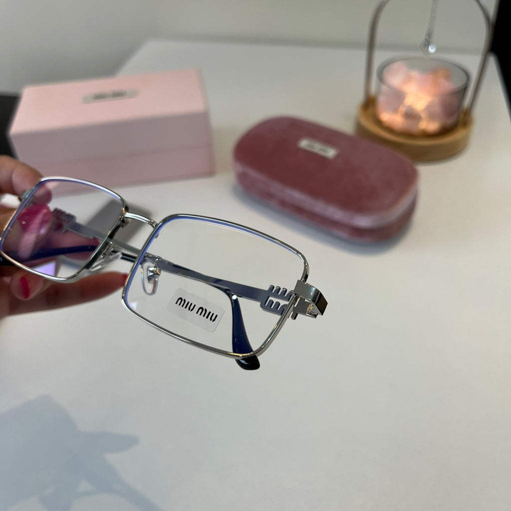 Miu Miu Metal Fashion Silver Lens Sunglasses for Men & Women - 399218 - detail image 6