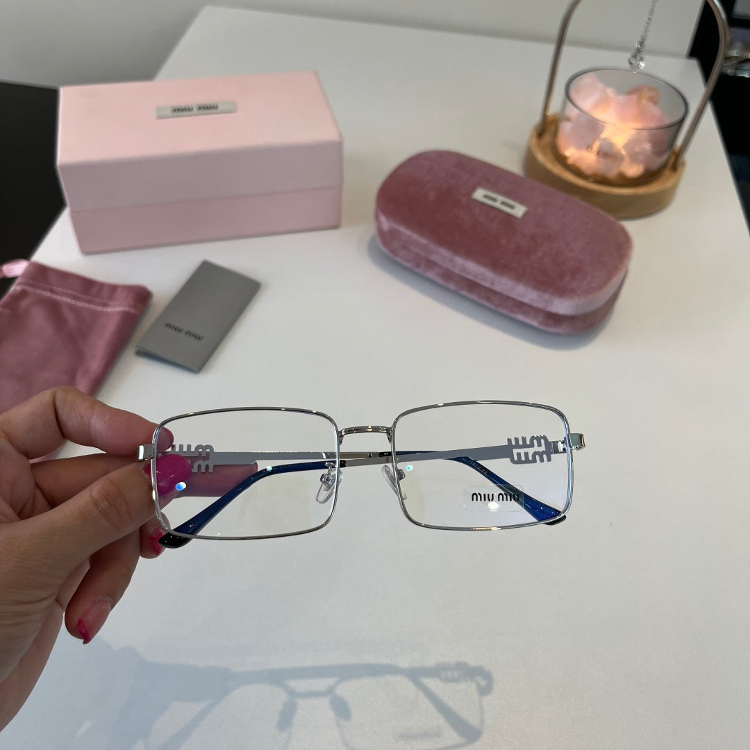 Miu Miu Metal Fashion Silver Lens Sunglasses for Men & Women - 487701 - detail image 5