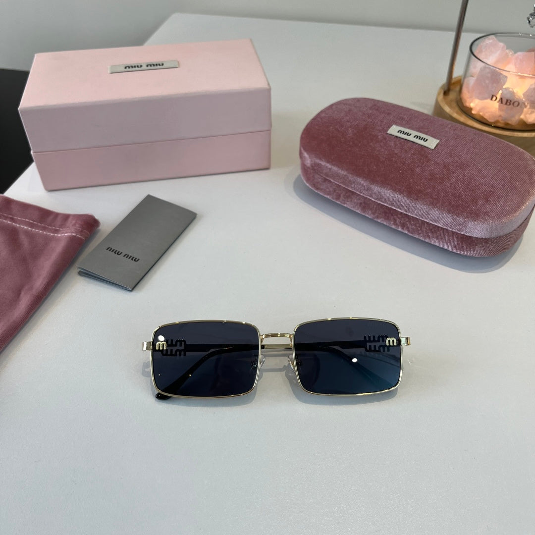 Miu Miu Metal Fashion Blue Lens Sunglasses for Men & Women - 358723 - detail image 4