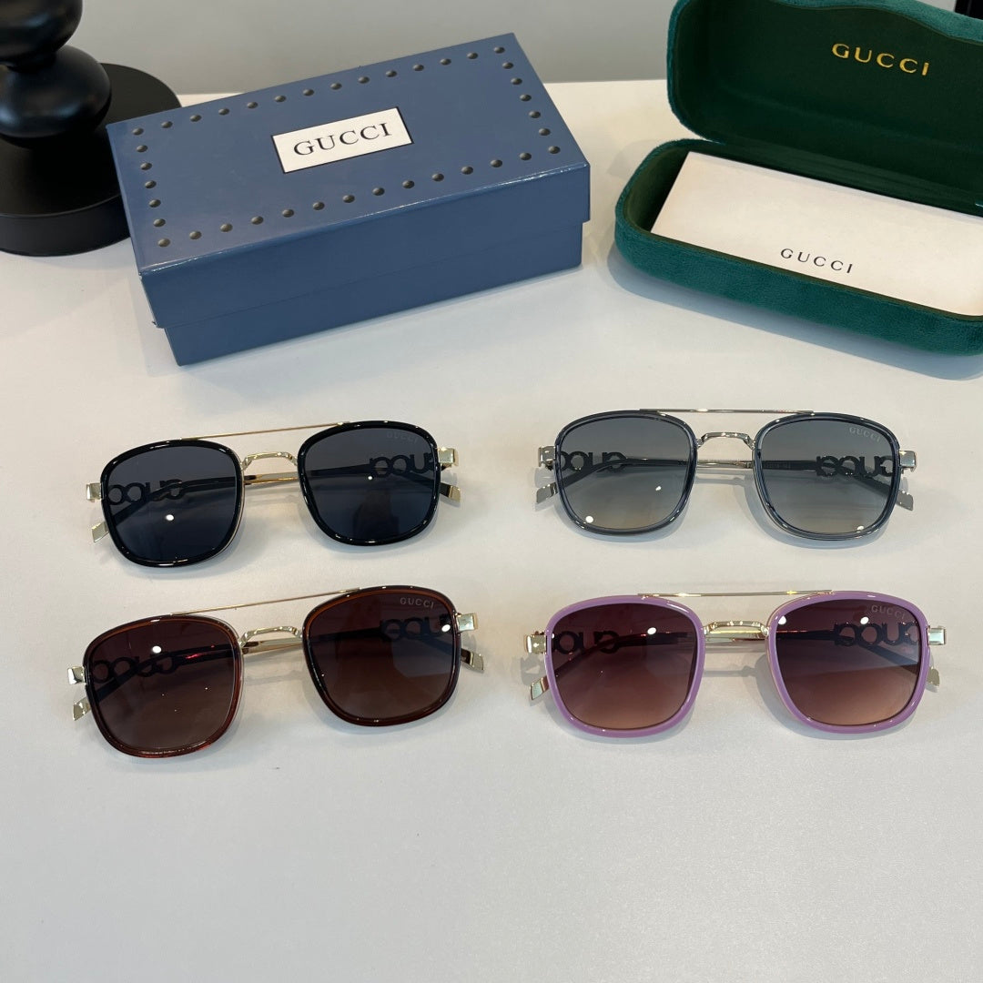 Gucci Oversized Silver Lens Sunglasses for Men & Women - 357776 - detail image 11