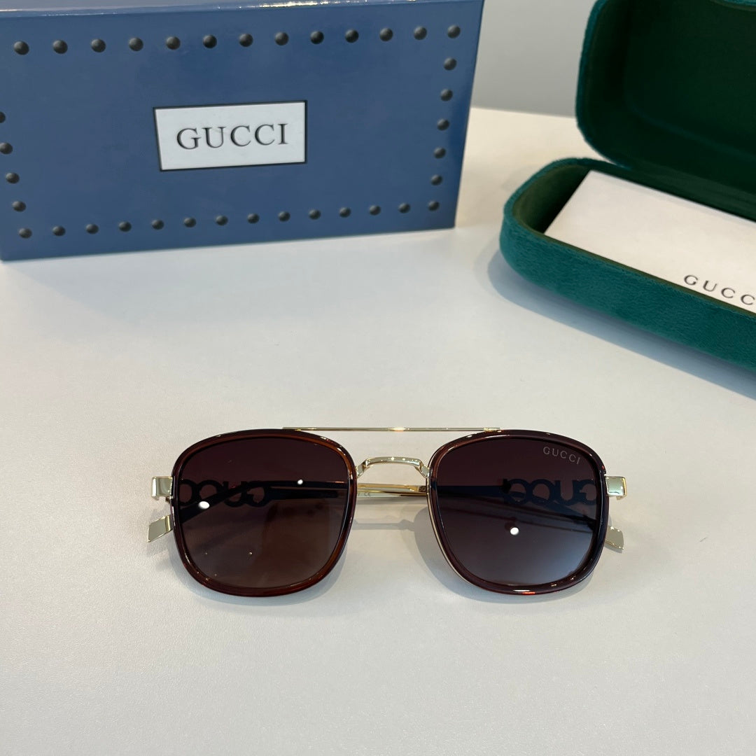 Gucci Oversized Red Lens Sunglasses for Men & Women - 357778 - detail image 4