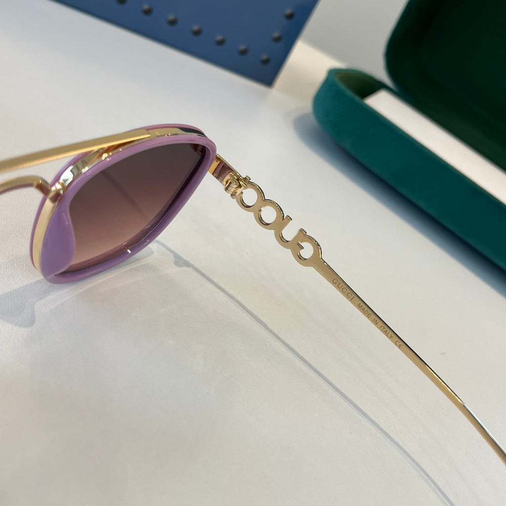 Gucci Oversized Red Lens Sunglasses for Men & Women - 357779 - detail image 11