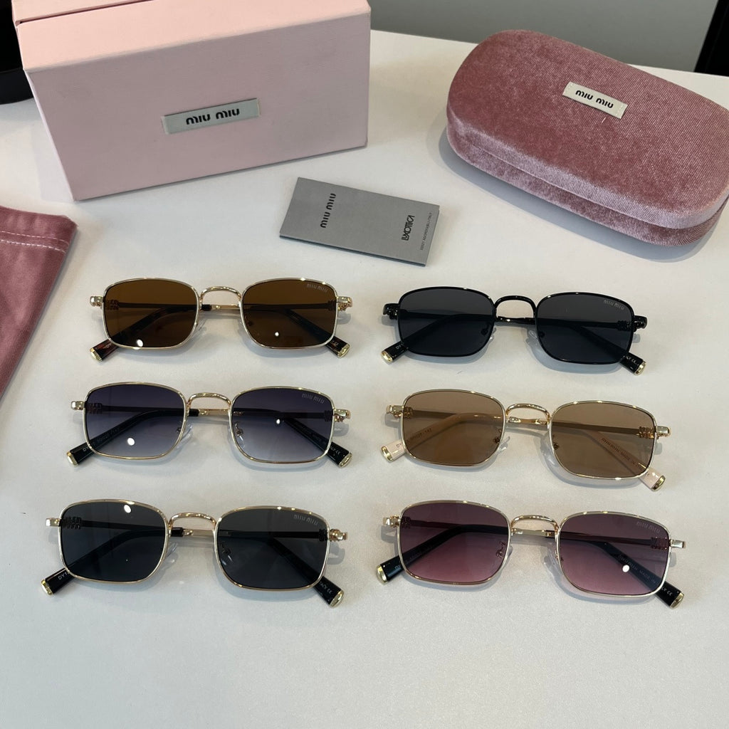 Miu Miu Metal Fashion Silver Lens Sunglasses for Men & Women - 399223 - detail image 11