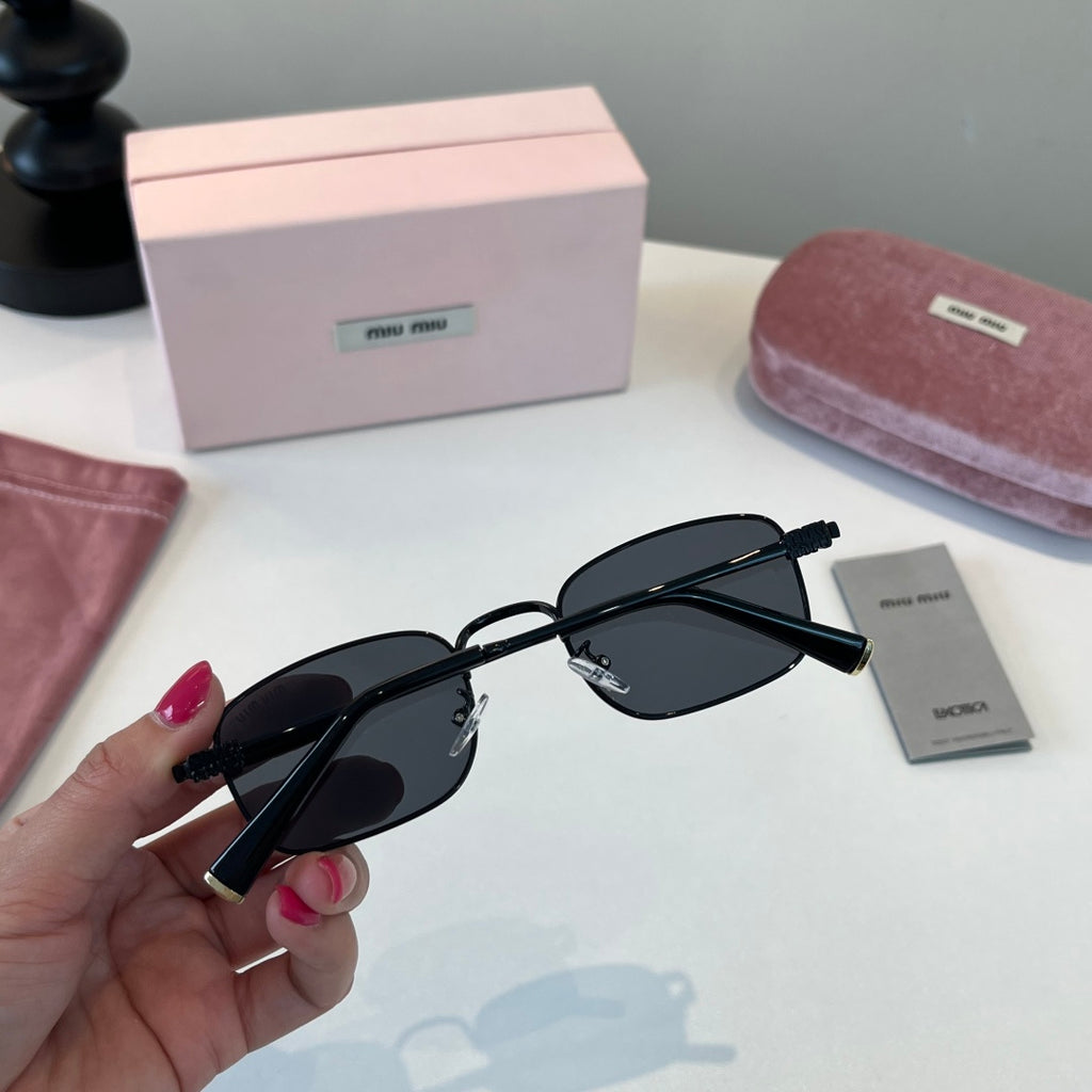Miu Miu Metal Fashion Silver Lens Sunglasses for Men & Women - 358710 - detail image 8