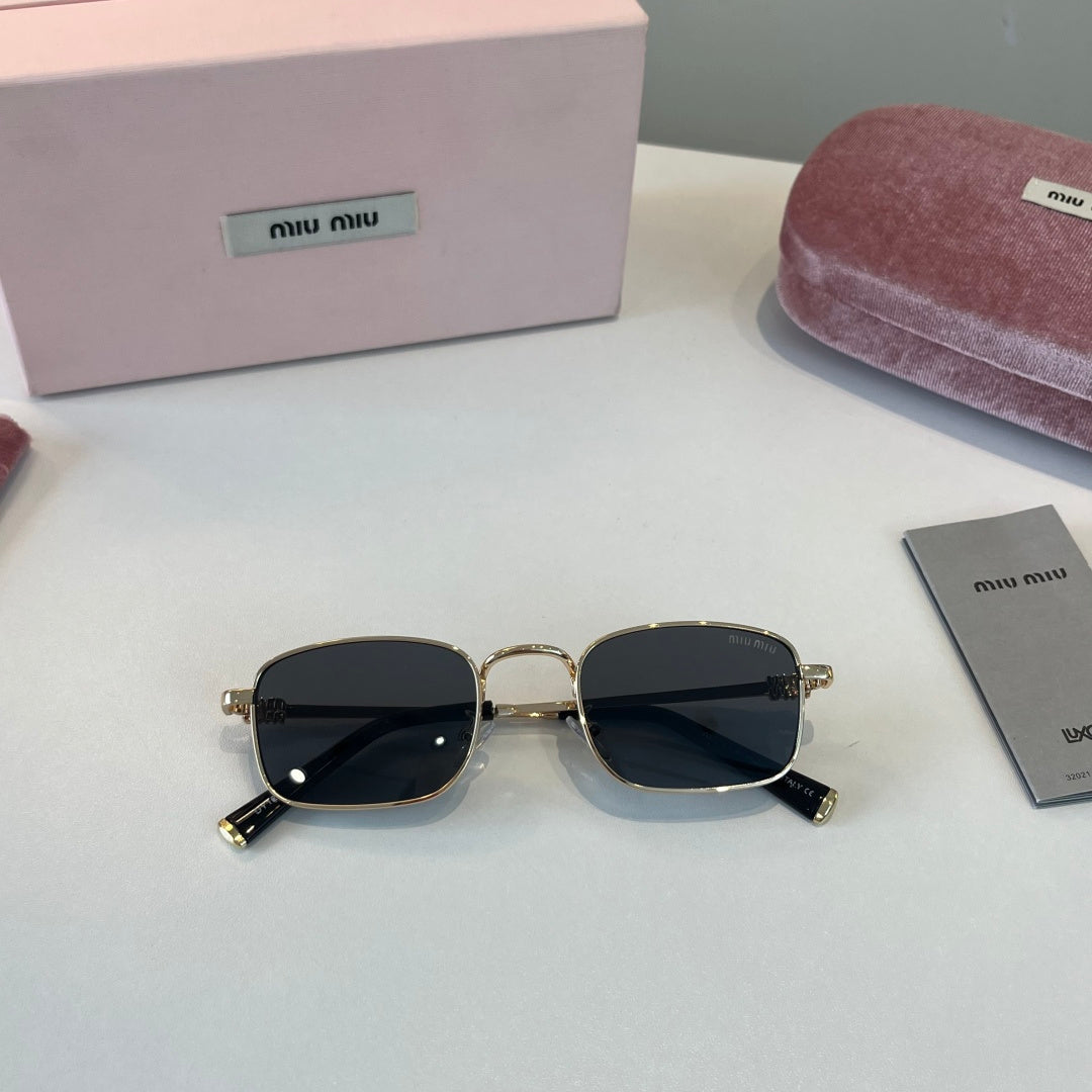 Miu Miu Metal Fashion Silver Lens Sunglasses for Men & Women - 449762 - detail image 4