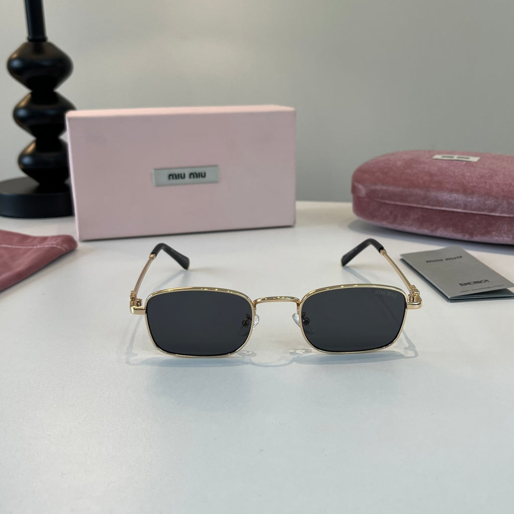 Miu Miu Metal Fashion Silver Lens Sunglasses for Men & Women - 449762 - detail image 2