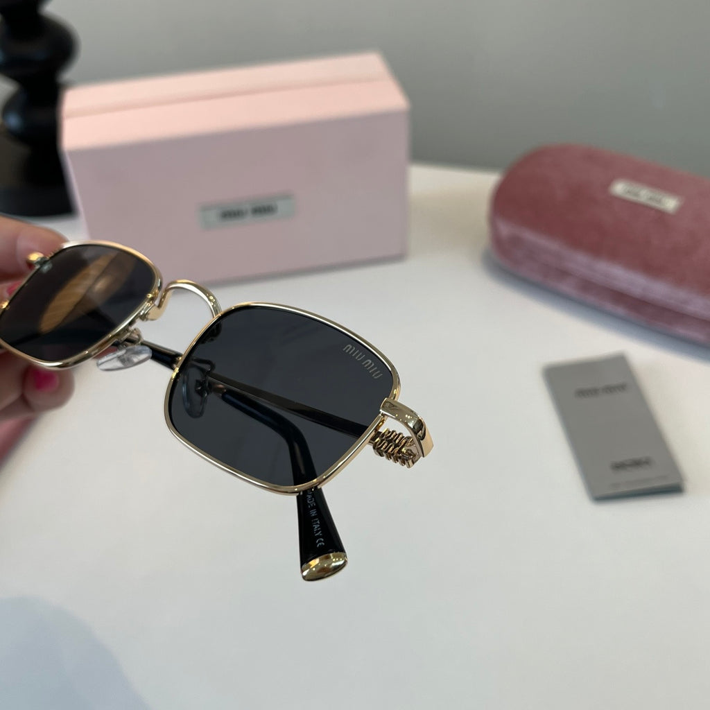 Miu Miu Metal Fashion Silver Lens Sunglasses for Men & Women - 449762 - detail image 6