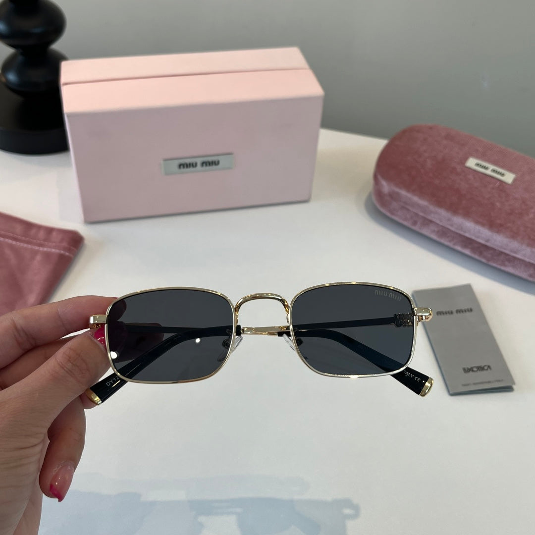 Miu Miu Metal Fashion Silver Lens Sunglasses for Men & Women - 487710 - detail image 5