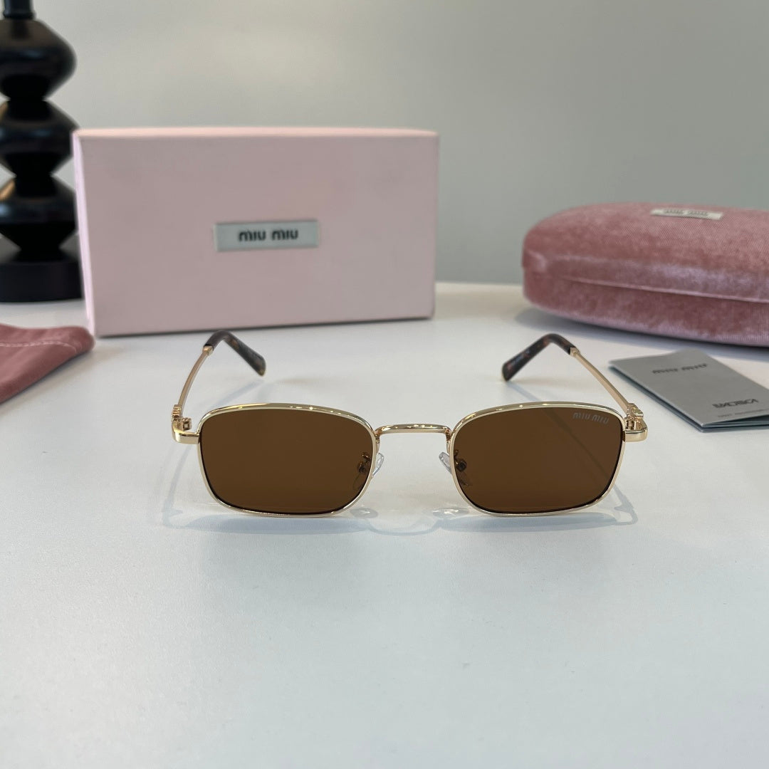 Miu Miu Metal Fashion Brown Lens Sunglasses for Men & Women - 449763 - detail image 2