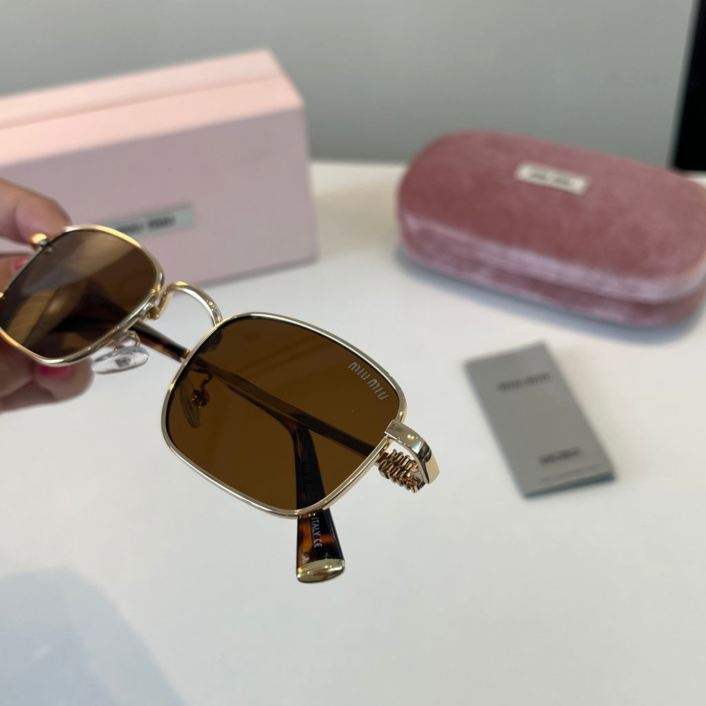 Miu Miu Metal Fashion Brown Lens Sunglasses for Men & Women - 449763 - detail image 6