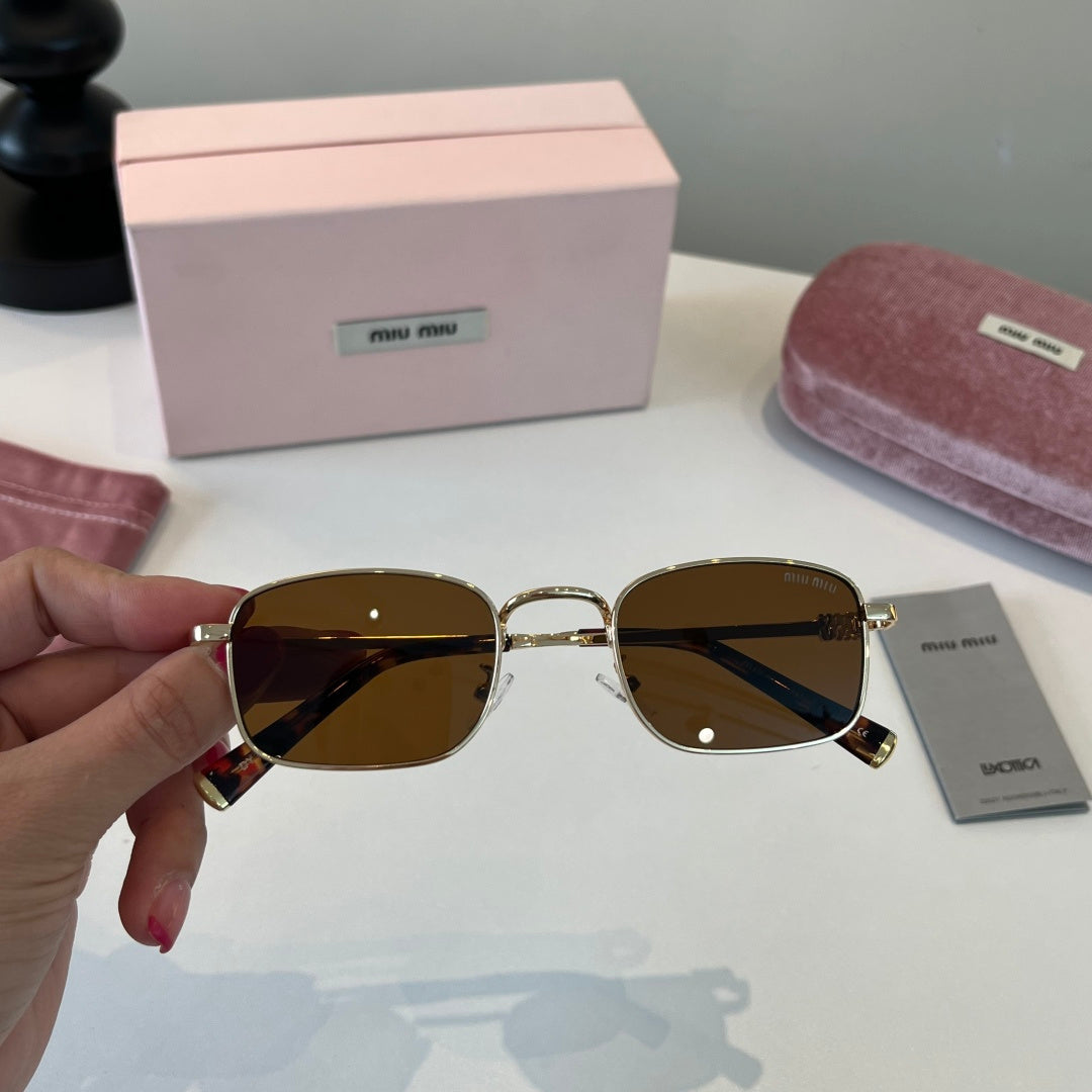 Miu Miu Metal Fashion Brown Lens Sunglasses for Men & Women - 449763 - detail image 5