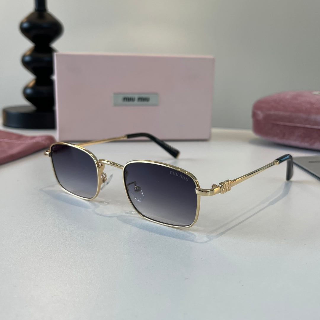 Miu Miu Metal Fashion Silver Lens Sunglasses for Men & Women - 487712 - detail image 3