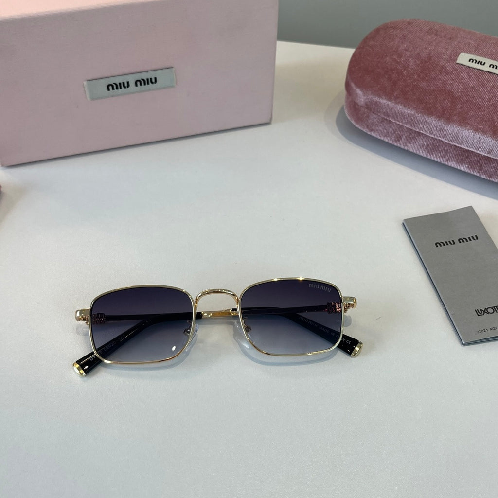Miu Miu Metal Fashion Silver Lens Sunglasses for Men & Women - 399223 - detail image 4
