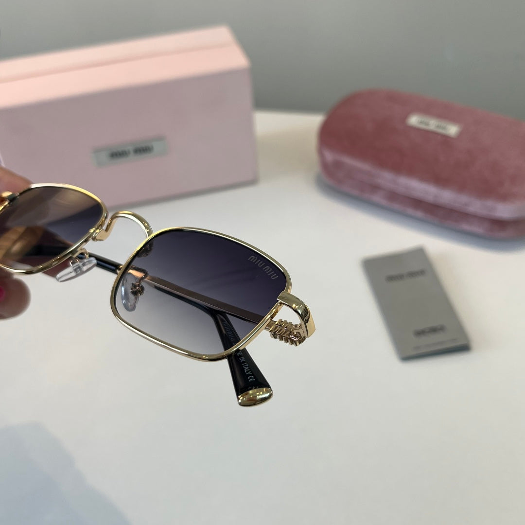Miu Miu Metal Fashion Silver Lens Sunglasses for Men & Women - 449764 - detail image 6