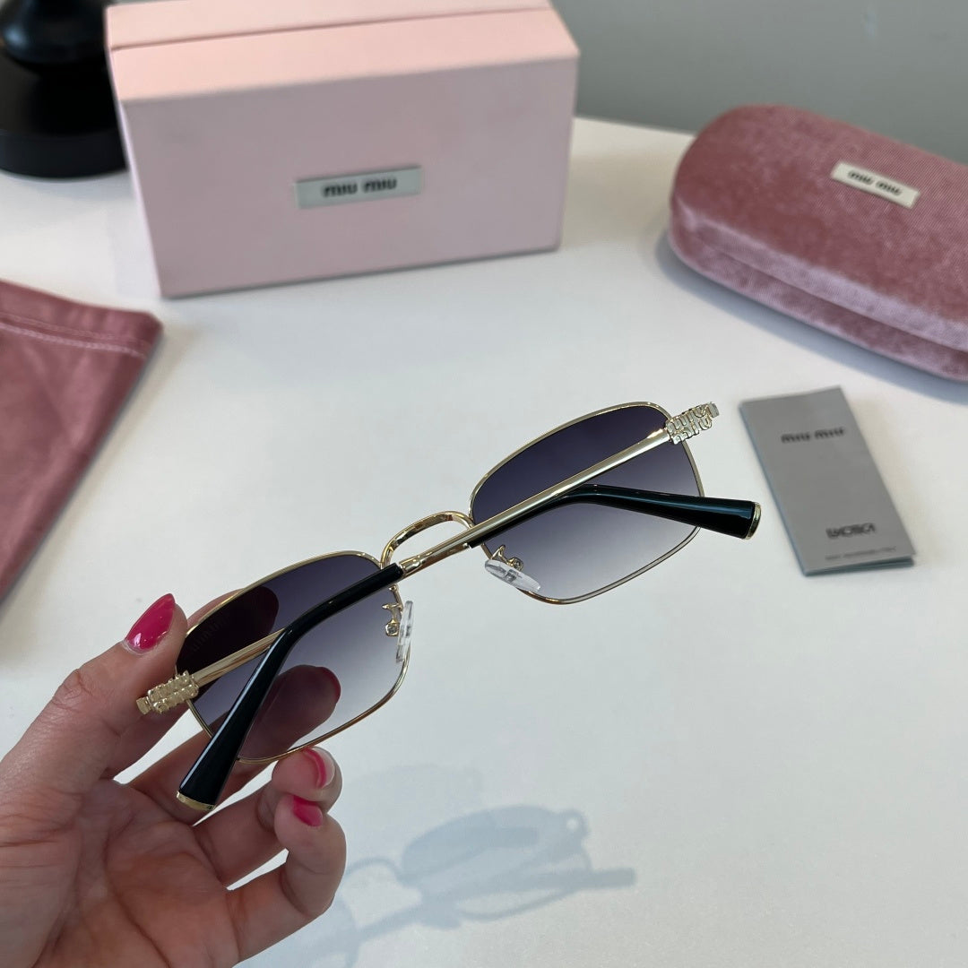 Miu Miu Metal Fashion Silver Lens Sunglasses for Men & Women - 449764 - detail image 8