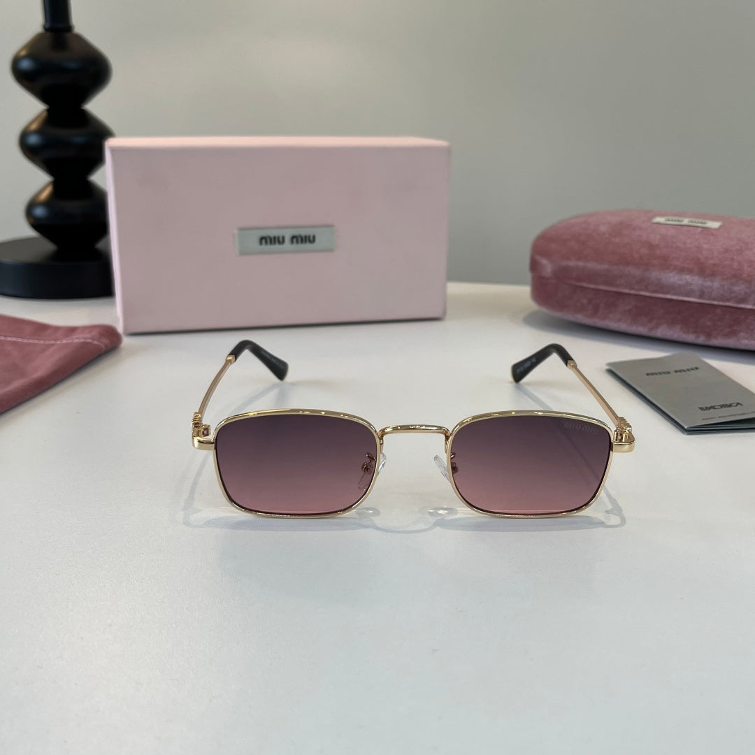 Miu Miu Metal Fashion Silver Lens Sunglasses for Men & Women - 399225 - detail image 2