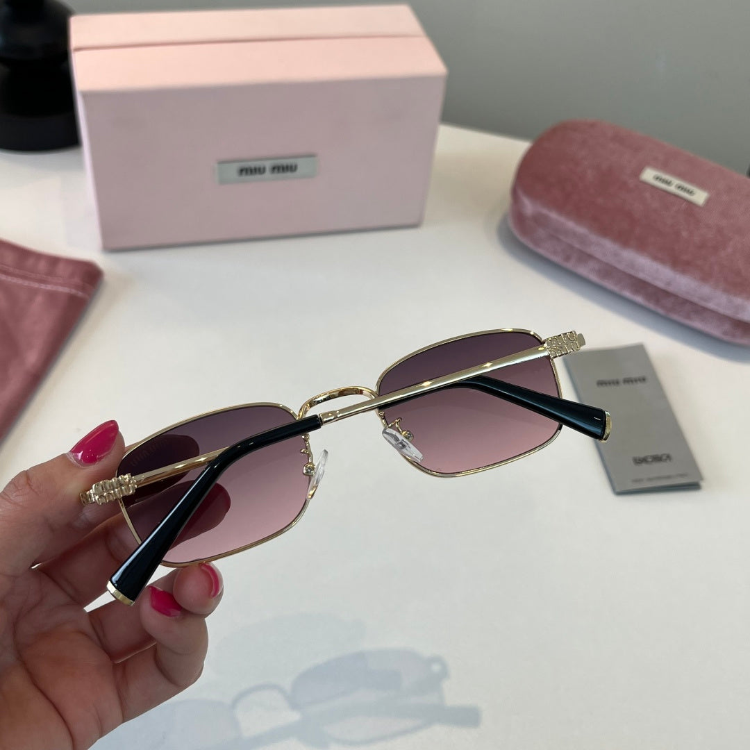 Miu Miu Metal Fashion Silver Lens Sunglasses for Men & Women - 399225 - detail image 8
