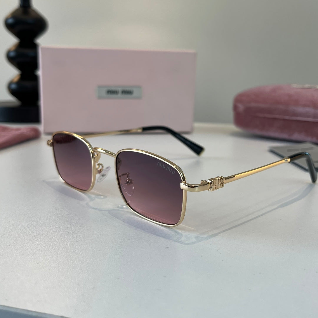 Miu Miu Metal Fashion Silver Lens Sunglasses for Men & Women - 399225 - detail image 3