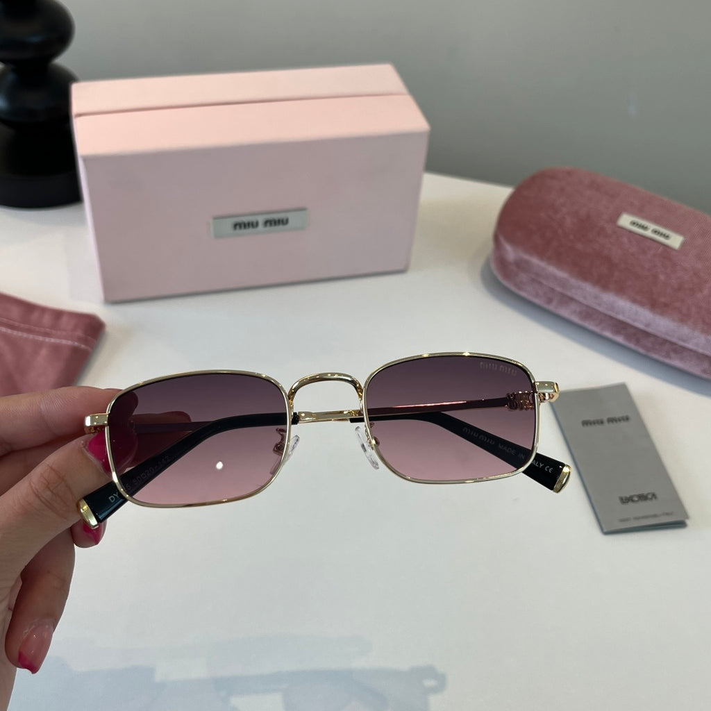 Miu Miu Metal Fashion Silver Lens Sunglasses for Men & Women - 399225 - detail image 5