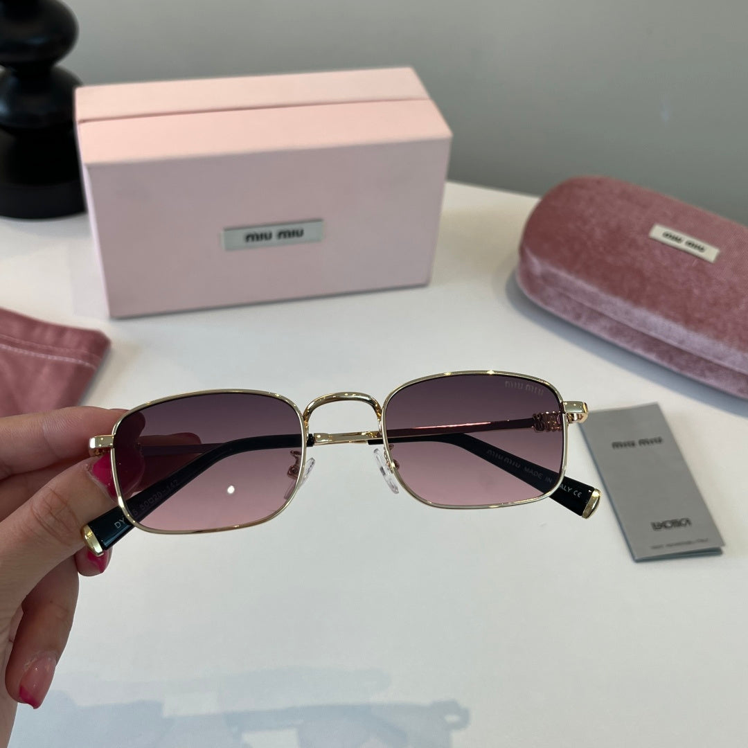Miu Miu Metal Fashion Silver Lens Sunglasses for Men & Women - 399225 - detail image 5