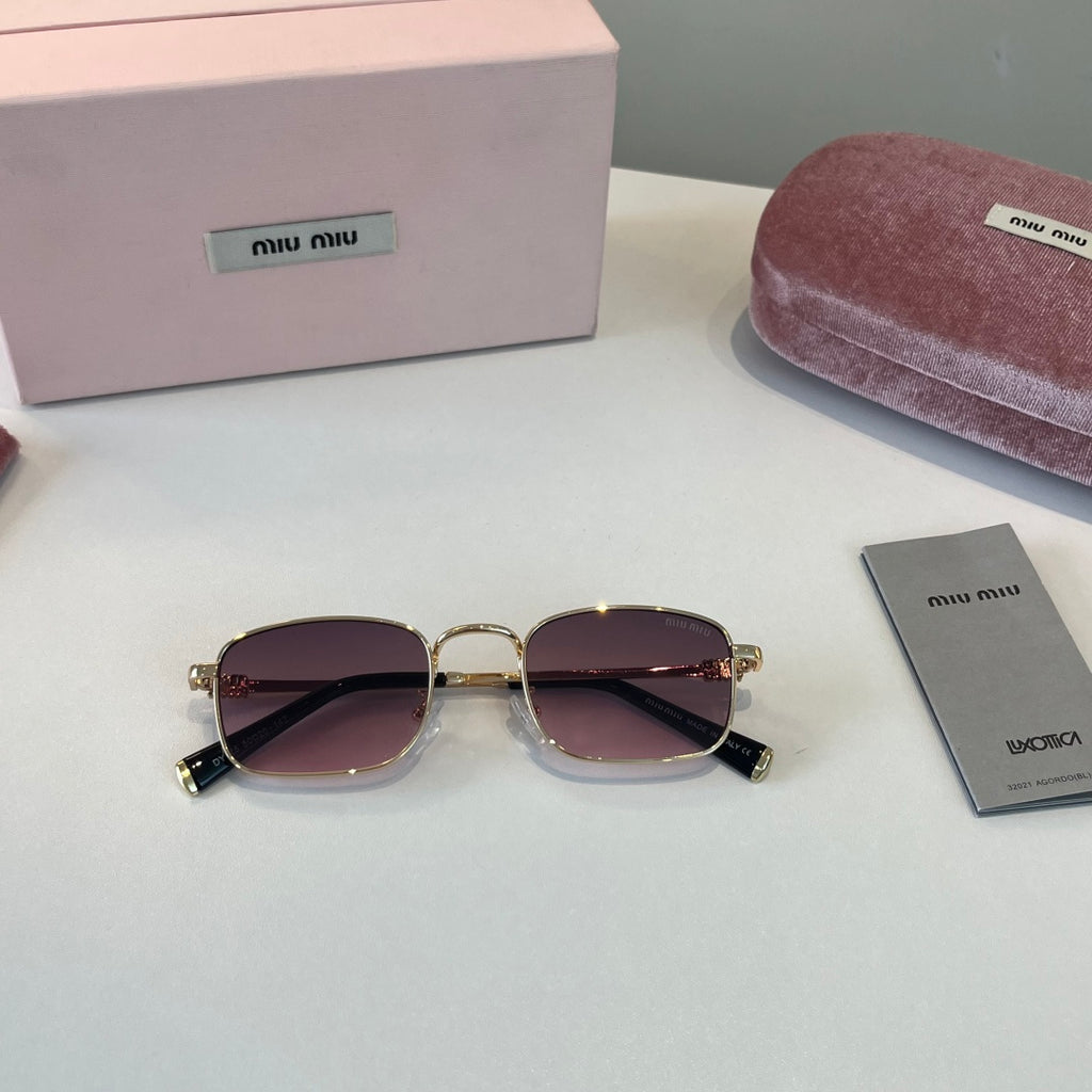 Miu Miu Metal Fashion Silver Lens Sunglasses for Men & Women - 399225 - detail image 4