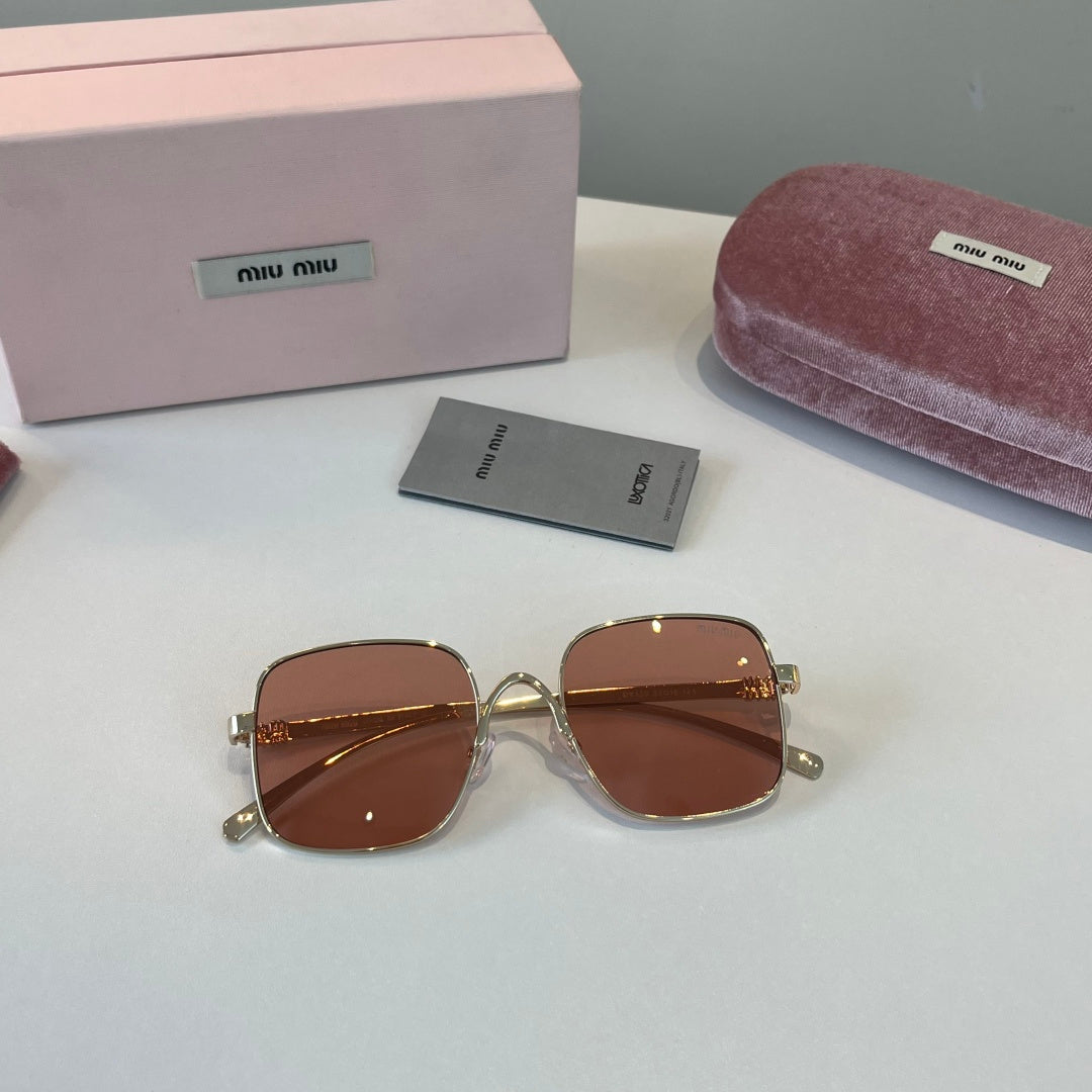 Miu Miu Metal Fashion Red Lens Sunglasses for Men & Women - 449767 - detail image 5