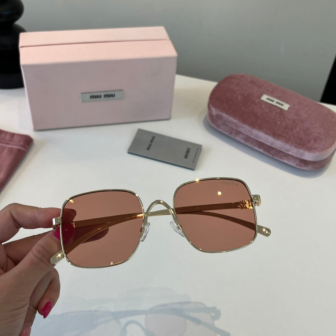 Miu Miu Metal Fashion Red Lens Sunglasses for Men & Women - 449767 - detail image 6