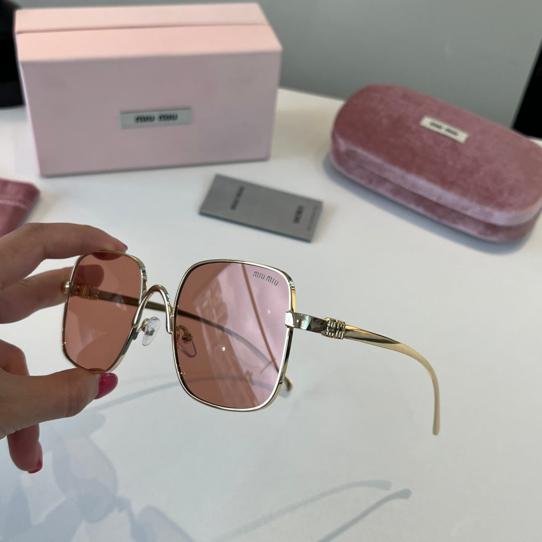 Miu Miu Metal Fashion Red Lens Sunglasses for Men & Women - 449767 - detail image 4