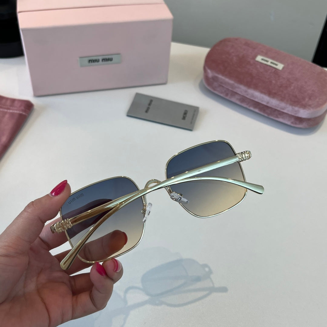 Miu Miu Metal Fashion Silver Lens Sunglasses for Men & Women - 449768 - detail image 9