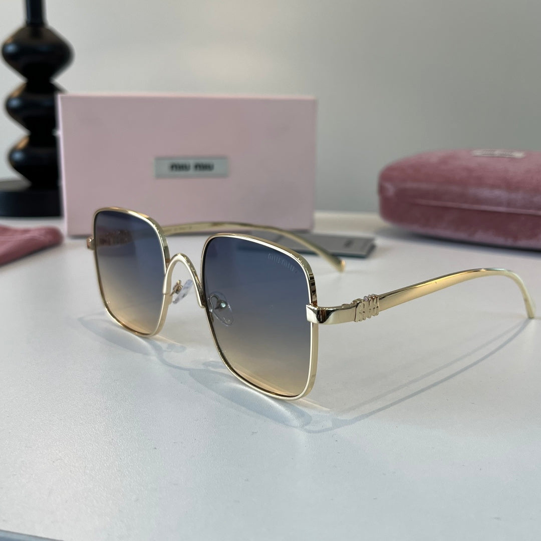 Miu Miu Metal Fashion Silver Lens Sunglasses for Men & Women - 487716 - detail image 3