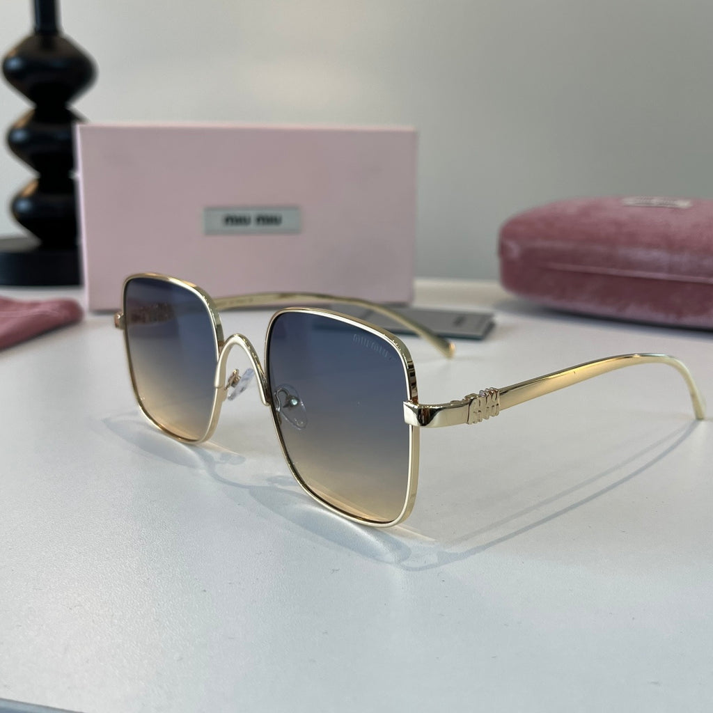 Miu Miu Metal Fashion Silver Lens Sunglasses for Men & Women - 449768 - detail image 3
