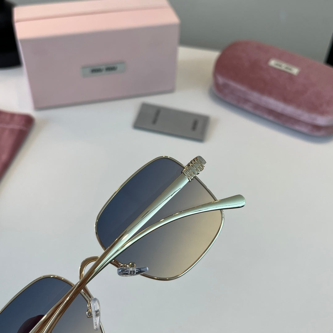 Miu Miu Metal Fashion Silver Lens Sunglasses for Men & Women - 487716 - detail image 8