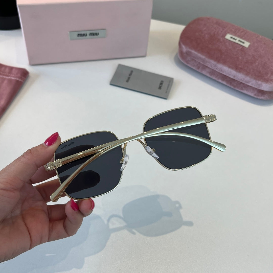 Miu Miu Metal Fashion Silver Lens Sunglasses for Men & Women - 449769 - detail image 6