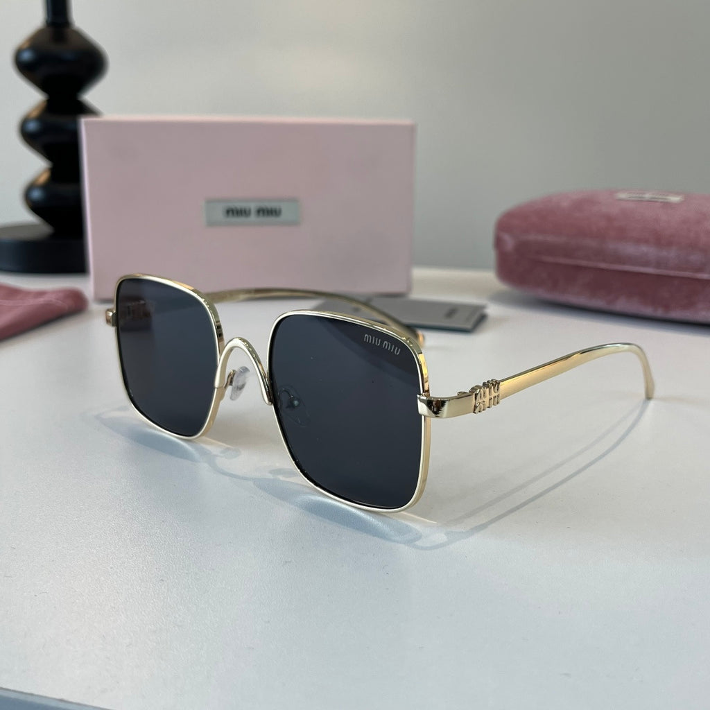 Miu Miu Metal Fashion Silver Lens Sunglasses for Men & Women - 358718 - detail image 3