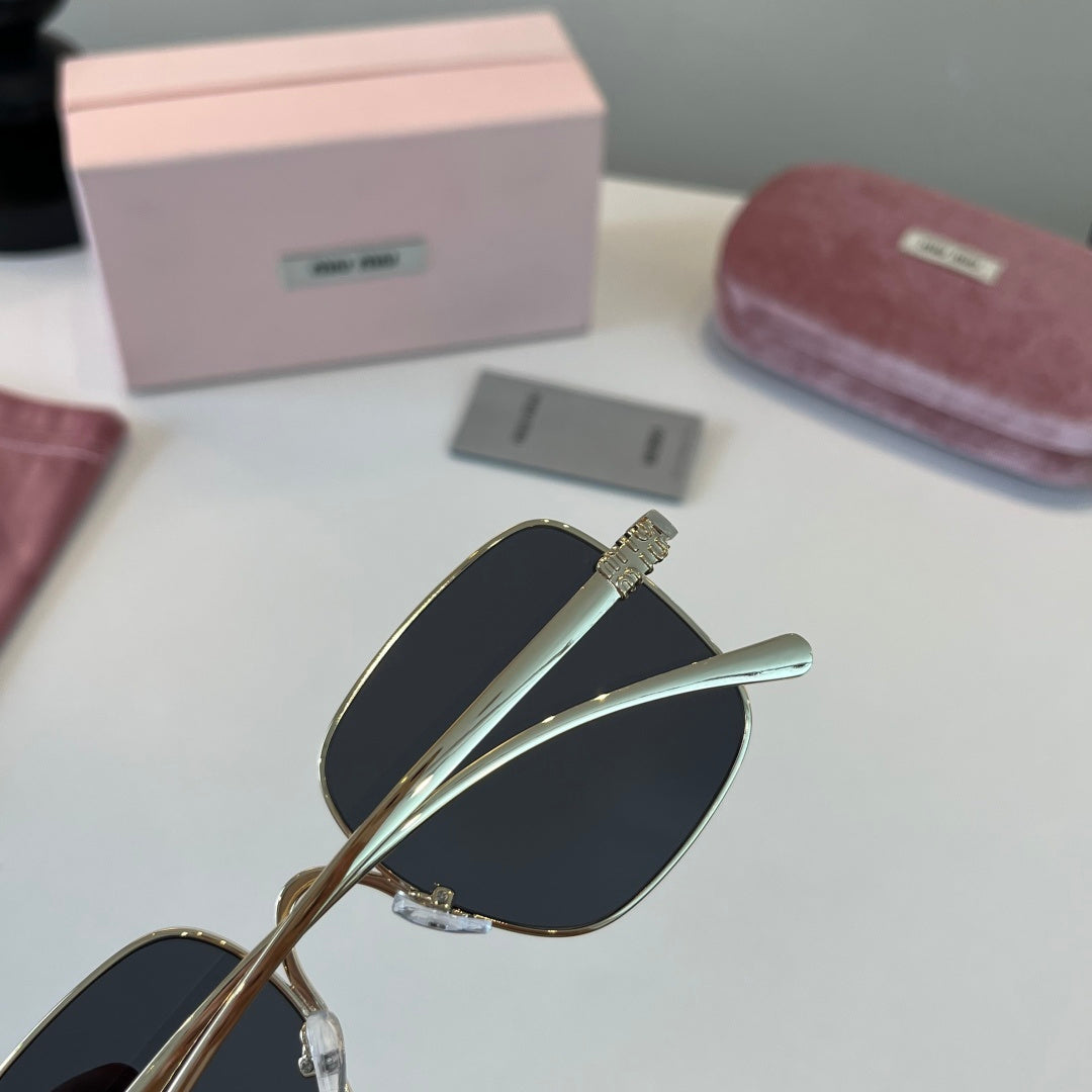 Miu Miu Metal Fashion Silver Lens Sunglasses for Men & Women - 449769 - detail image 5