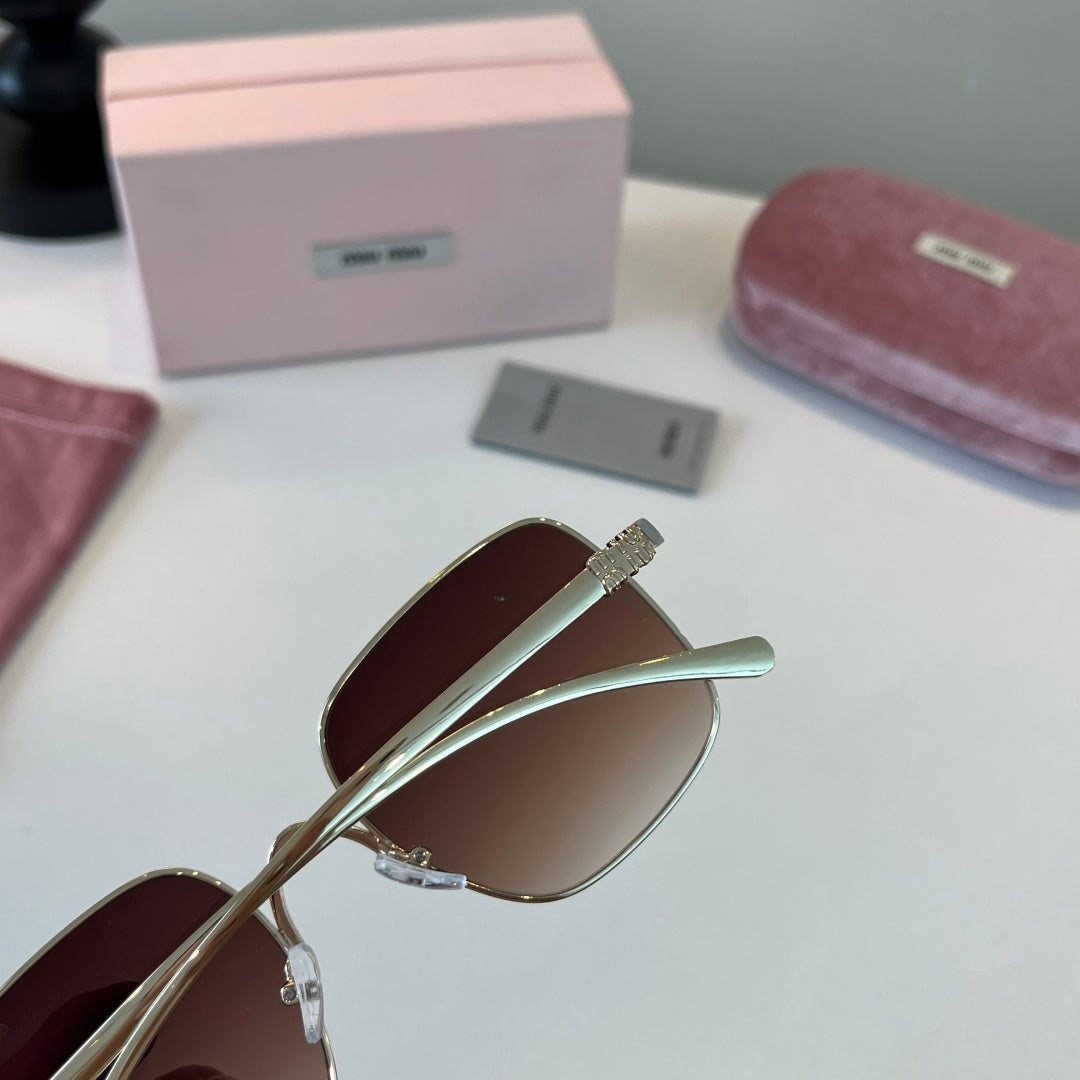 Miu Miu Metal Fashion Red Lens Sunglasses for Men & Women - 399229 - detail image 7