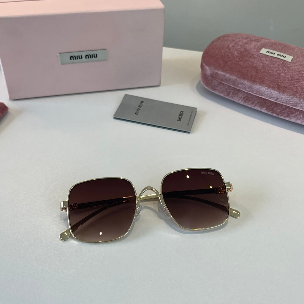 Miu Miu Metal Fashion Red Lens Sunglasses for Men & Women - 399229 - detail image 4
