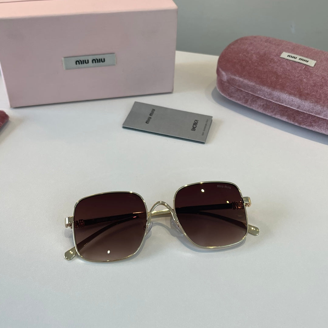 Miu Miu Metal Fashion Red Lens Sunglasses for Men & Women - 399229 - detail image 4