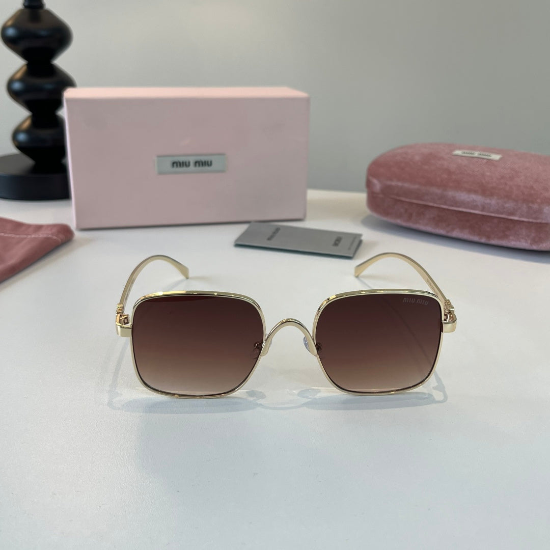 Miu Miu Metal Fashion Red Lens Sunglasses for Men & Women - 399229 - detail image 2