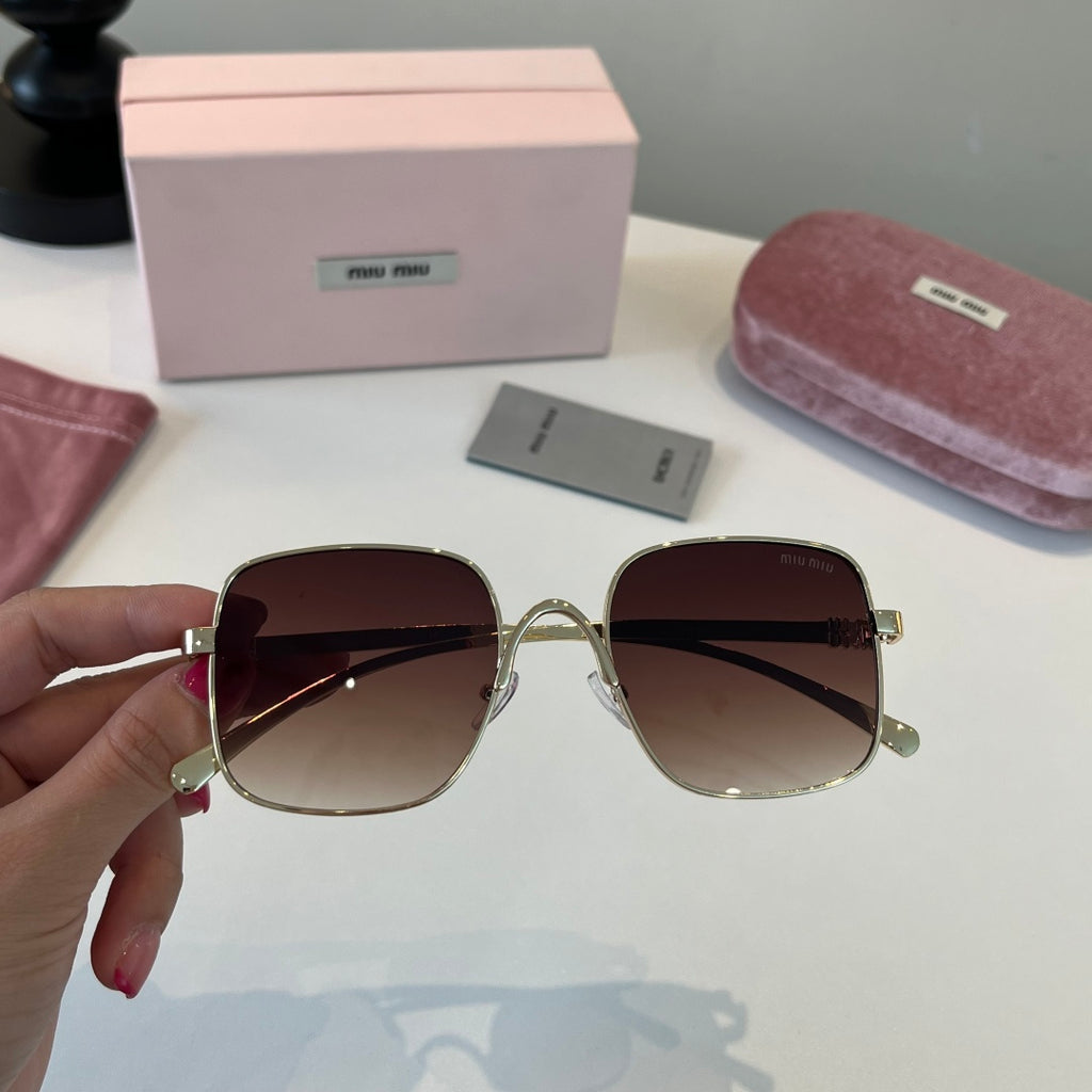 Miu Miu Metal Fashion Red Lens Sunglasses for Men & Women - 399229 - detail image 5