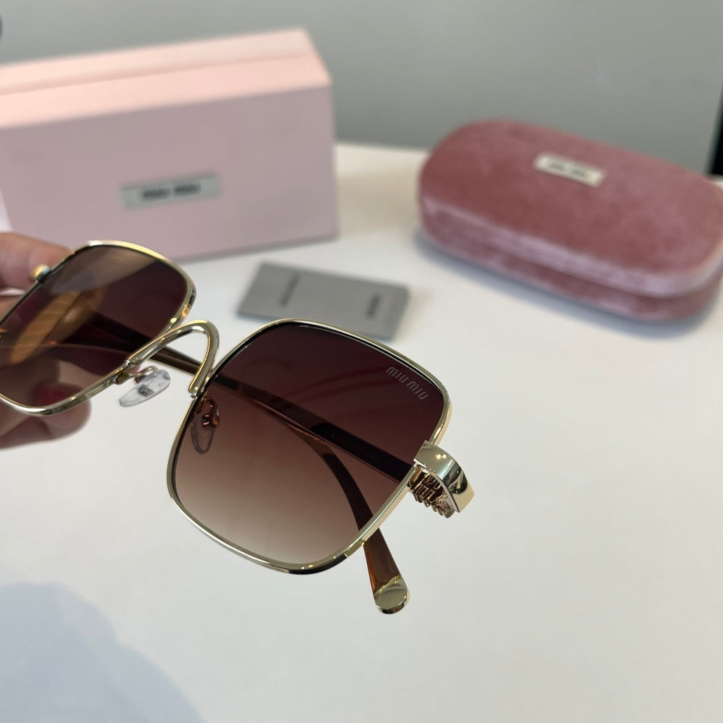 Miu Miu Metal Fashion Red Lens Sunglasses for Men & Women - 399229 - detail image 6