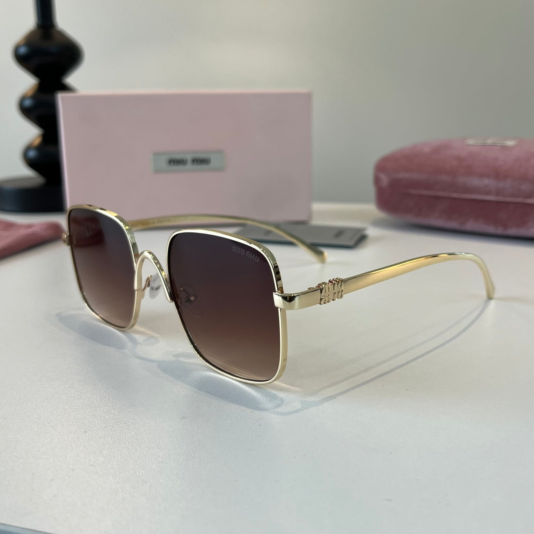 Miu Miu Metal Fashion Red Lens Sunglasses for Men & Women - 399229 - detail image 3