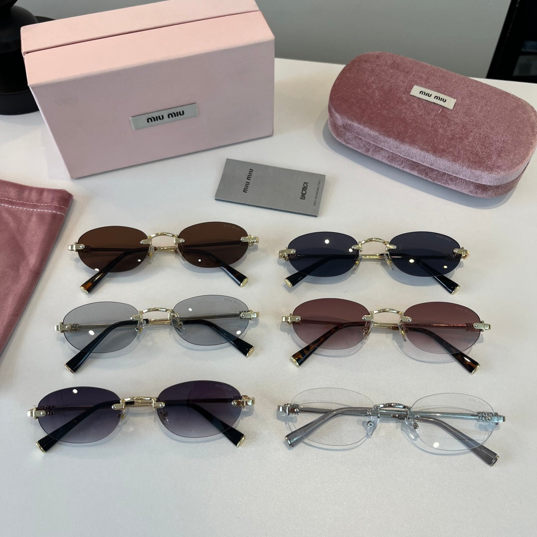 Miu Miu Metal Fashion Silver Lens Sunglasses for Men & Women - 449774 - detail image 11