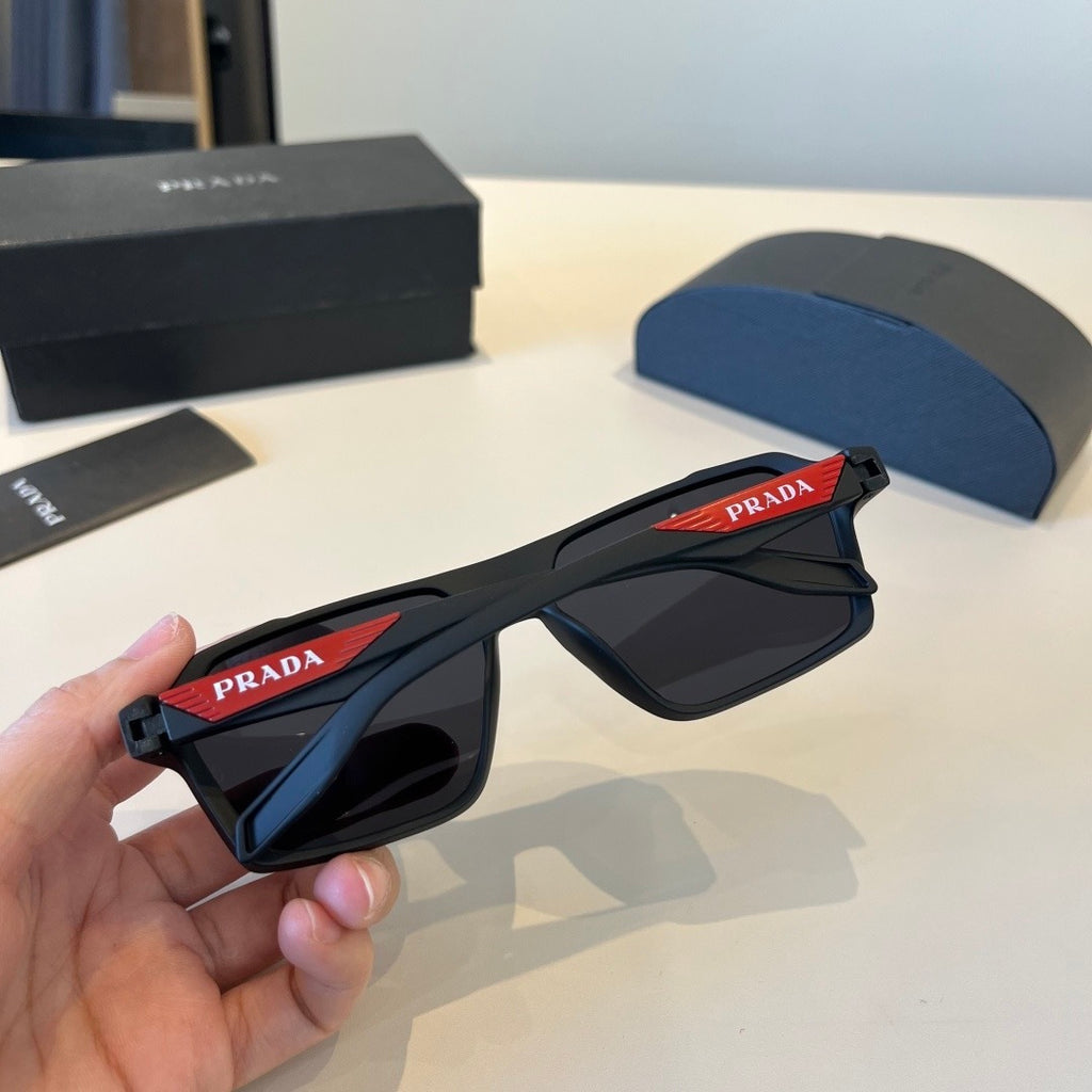 Prada Fashion Black Lens Sunglasses for Men - 398928 - detail image 7