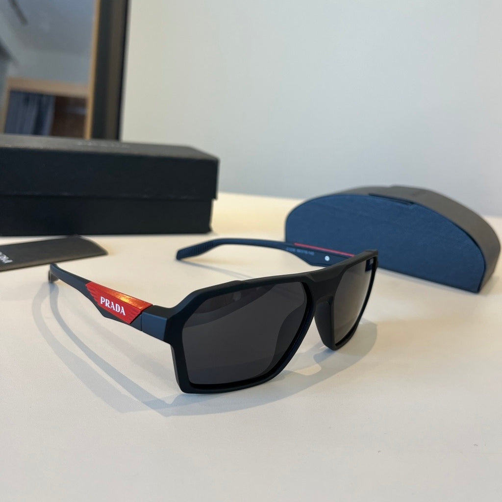 Prada Fashion Black Lens Sunglasses for Men - 398928