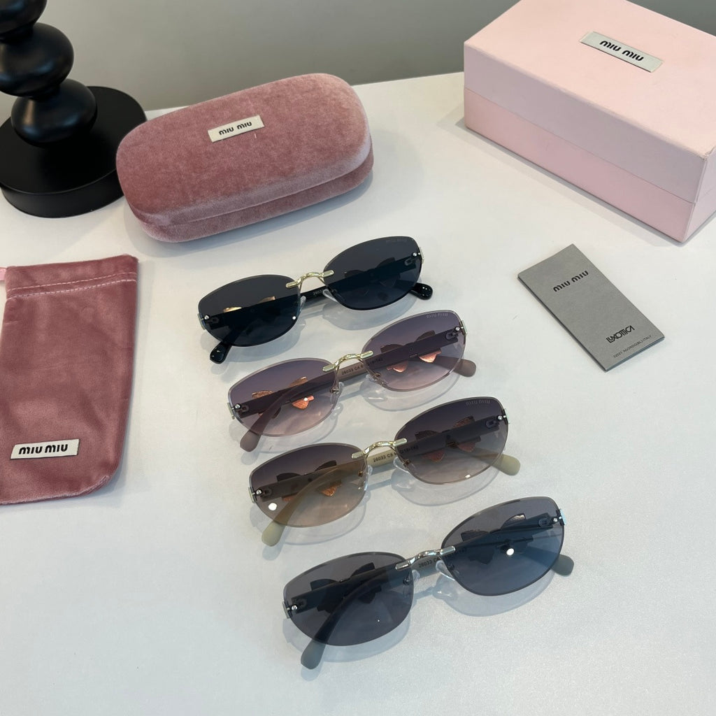 Miu Miu Cat-Eye Silver Lens Sunglasses for Men & Women - 466095 - detail image 10