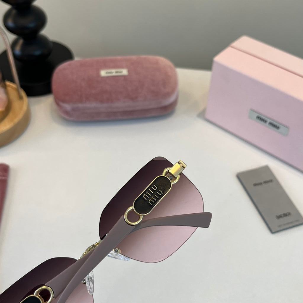 Miu Miu Cat-Eye Silver Lens Sunglasses for Men & Women - 416289 - detail image 7