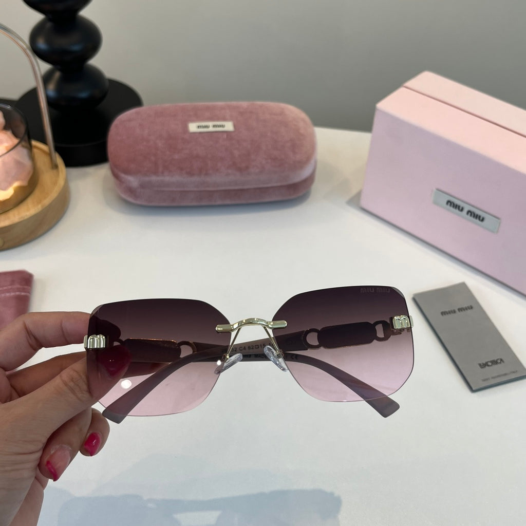 Miu Miu Cat-Eye Silver Lens Sunglasses for Men & Women - 416289 - detail image 5