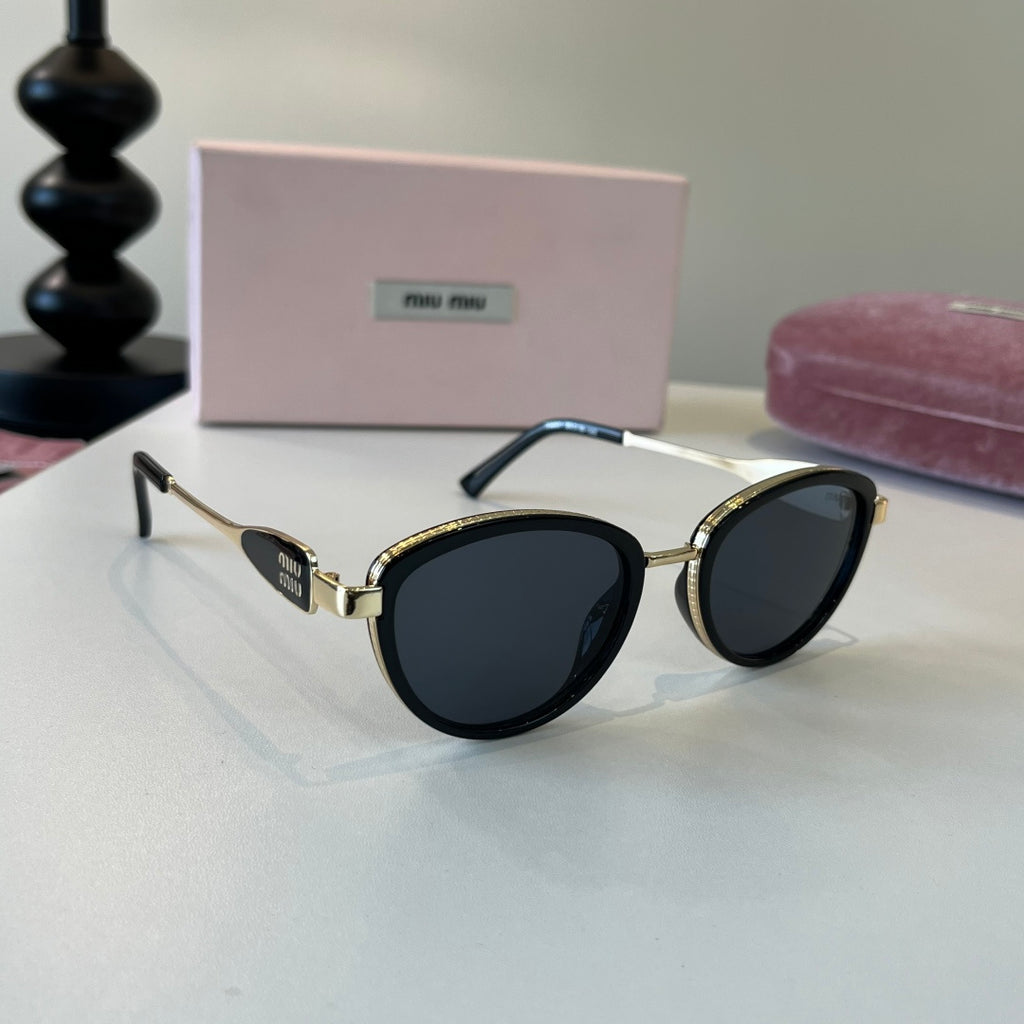 Miu Miu Fashion Silver Lens Sunglasses for Men & Women - 372378