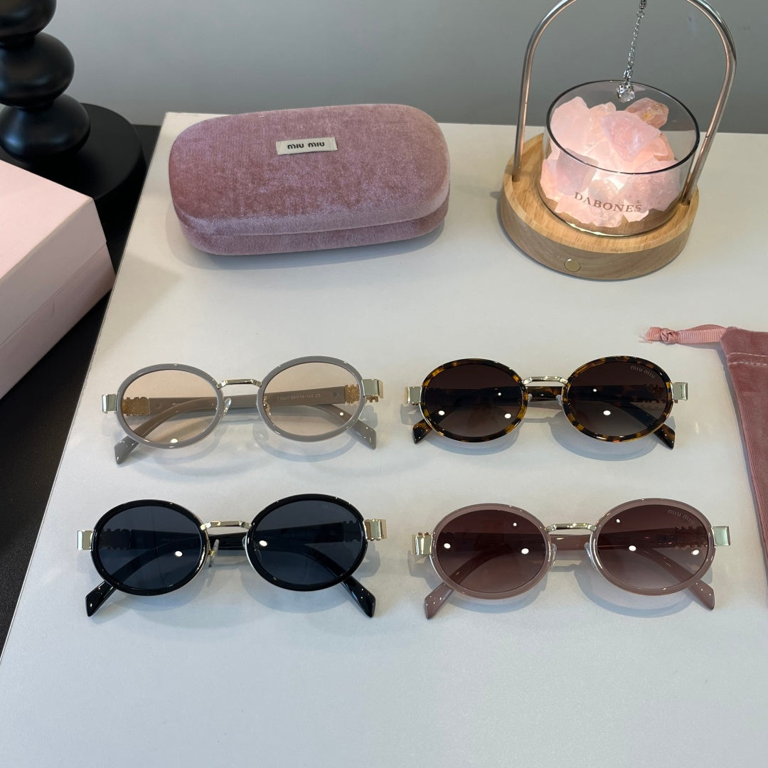 Miu Miu Cat-Eye Silver Lens Sunglasses for Men & Women - 372379 - detail image 11